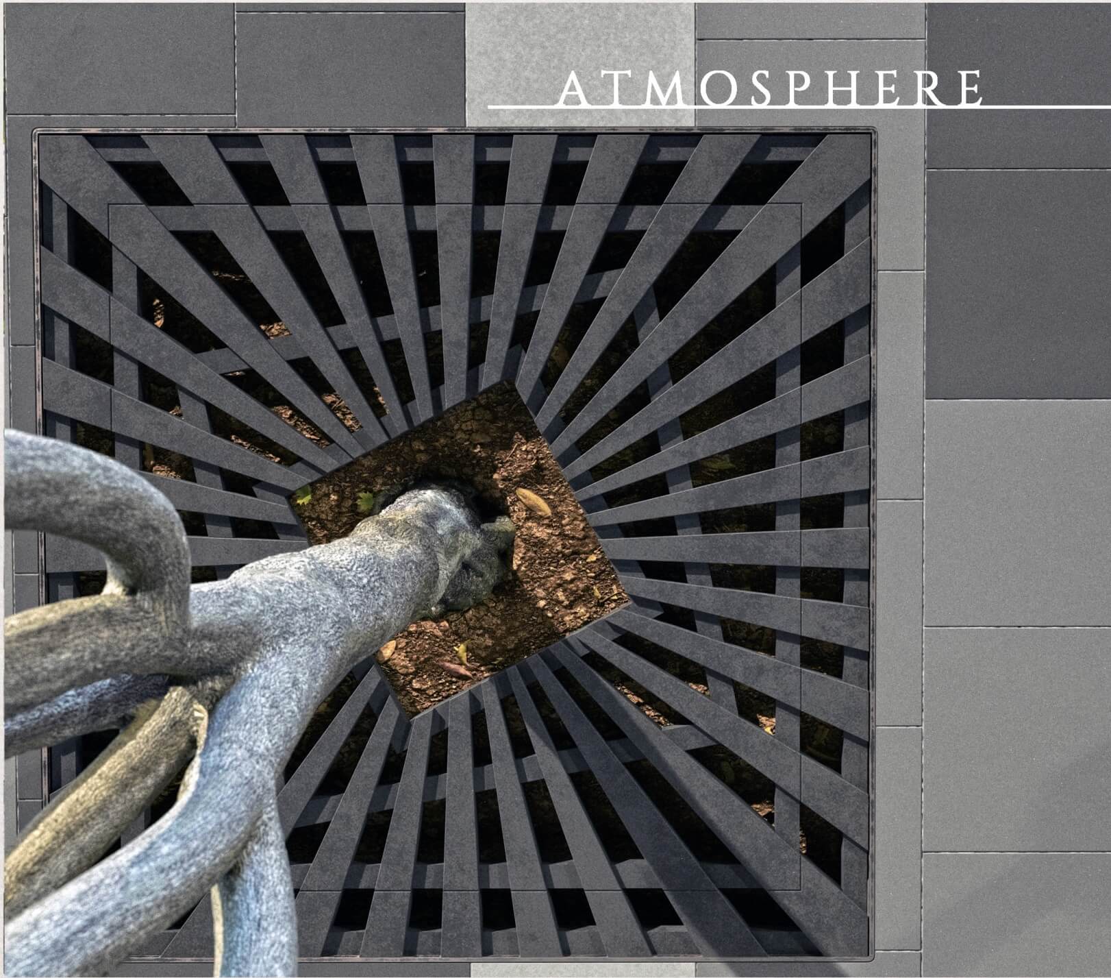 Приствольная решетка для дерева ZKING ATMOSPHERE 1.2х1.2м Черная в Белово фото