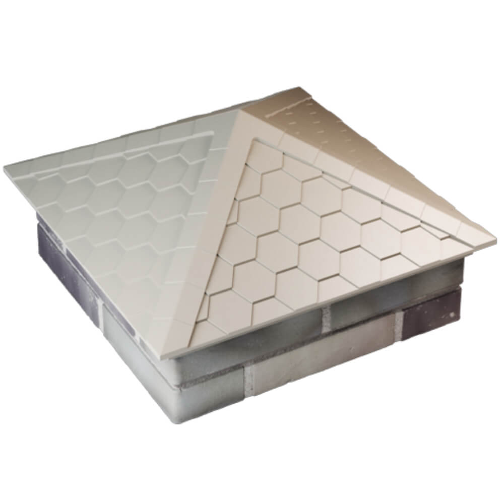 Колпак Zking Эверест Бежевый на столб 2х2 кирпича (535х535мм) Белово фото