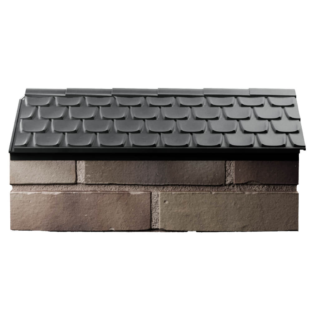 Парапет Zking Эльбрус Серый с посадкой на 1 кирпич (255мм) в Белово фото