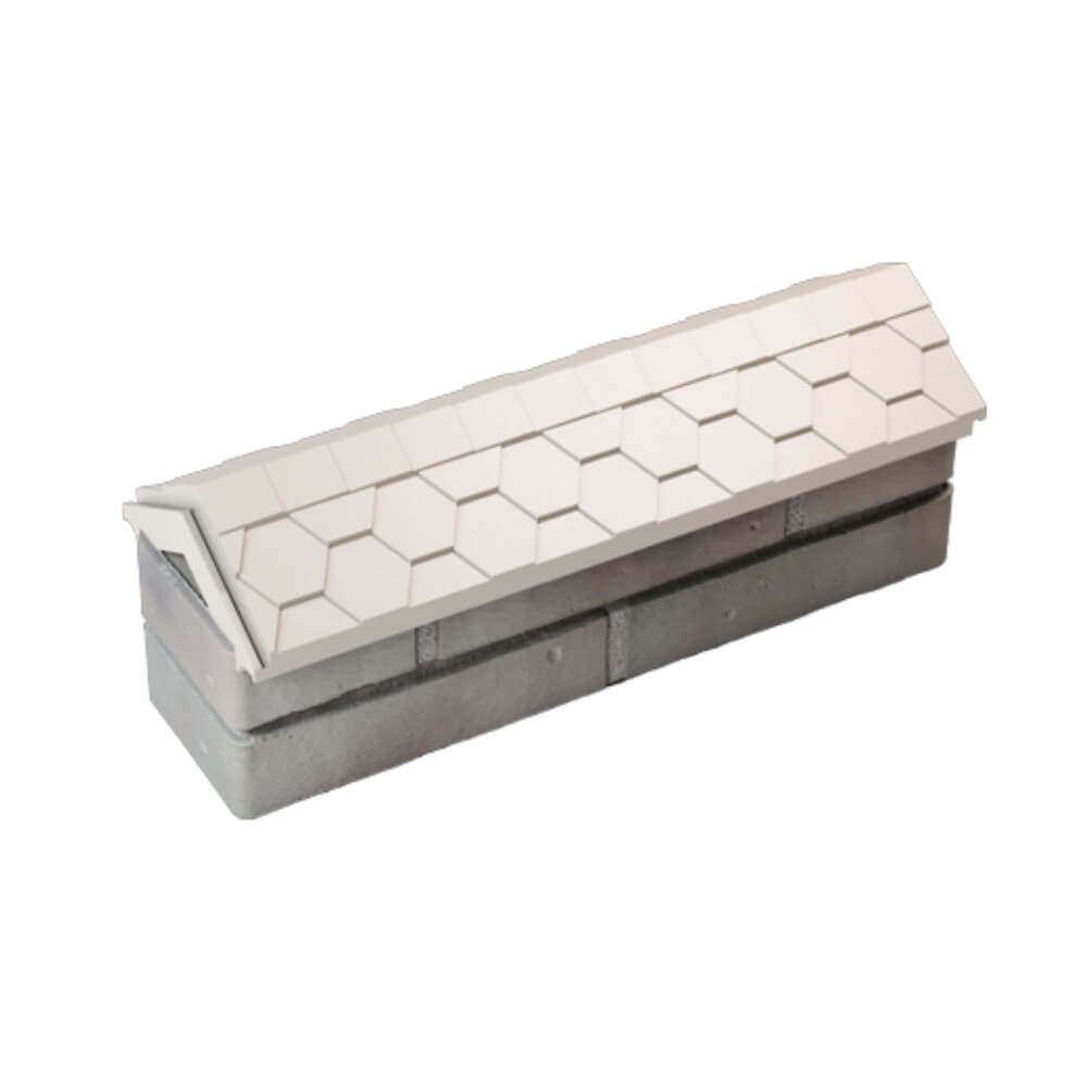 Парапет Zking Эверест Бежевый с посадкой на 0.5 кирпича (130мм) в Белово фото