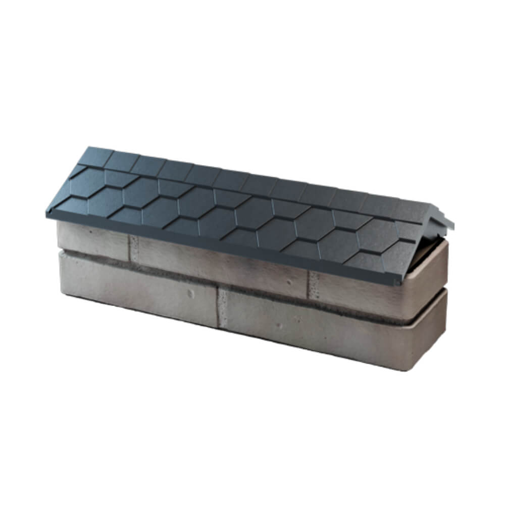 Парапет Zking Эверест Серый с посадкой на 0.5 кирпича (130мм) в Белово фото