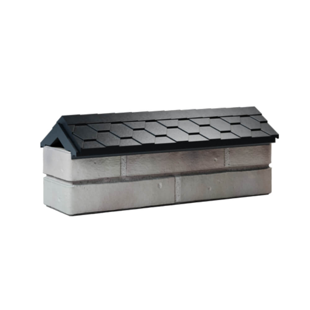 Парапет Zking Эверест Черный с посадкой на 0.5 кирпича (130мм) Белово фото