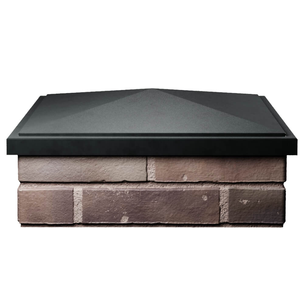 Колпак Zking БонаМоно Черный на столб 2х2 кирпича (515х515, 530х530мм) Белово фото