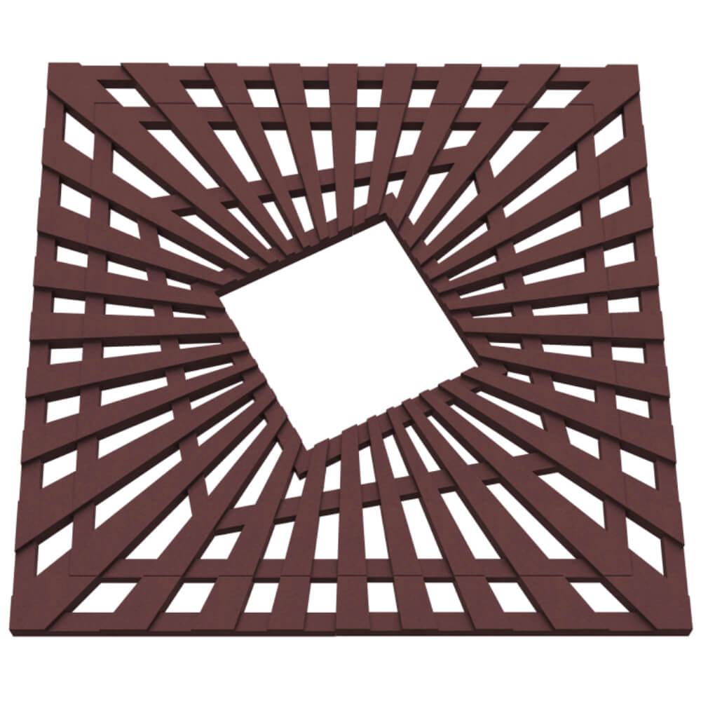 Приствольная решетка для дерева ZKING ATMOSPHERE 1.2х1.2м Коричневая в Белово фото