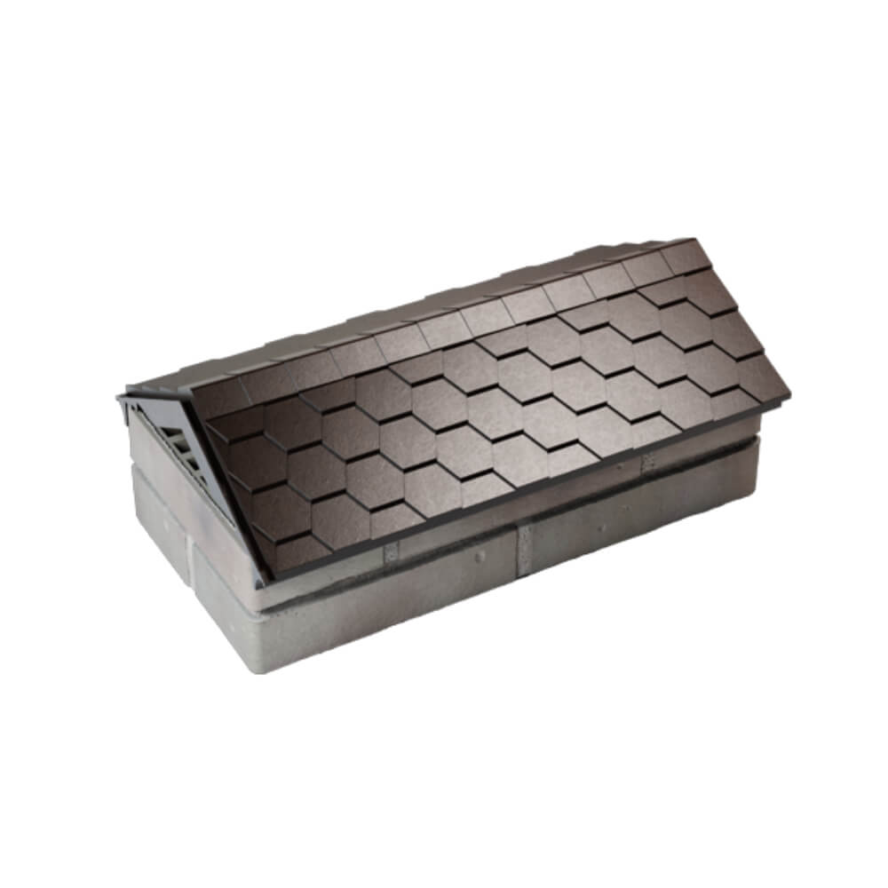 Парапет Zking Эверест Коричневый с посадкой на 1 кирпич (200/225/255мм) в Белово фото