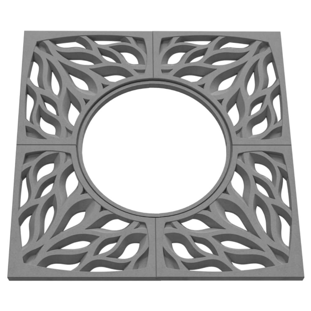 Приствольная решетка для дерева ZKING CRUST 1.2х1.2м Серая в Белово фото