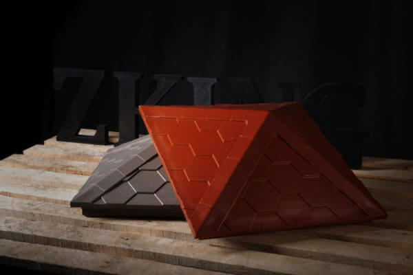 Колпак Zking Эверест Красный на столб 1.5х1.5 кирпича (390х390мм) в Белово фото