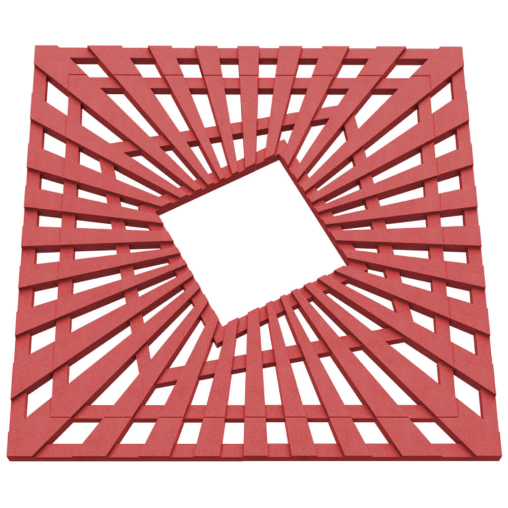 Приствольная решетка для дерева ZKING ATMOSPHERE 1.2х1.2м Красная в Белово фото