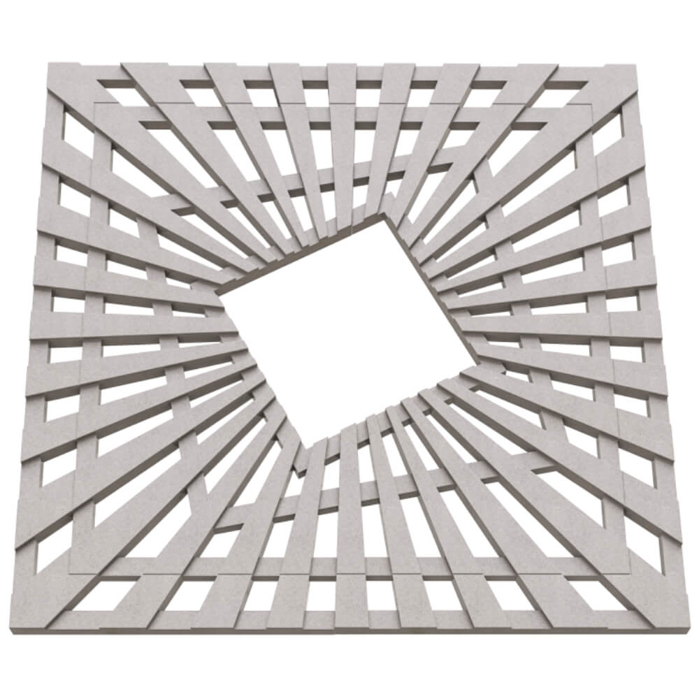 Приствольная решетка для дерева ZKING ATMOSPHERE 1.2х1.2м Бежевая в Белово фото