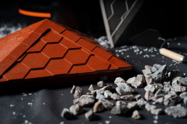 Колпак Zking Эверест Красный на столб 1.5х1.5 кирпича (390х390мм) в Белово фото