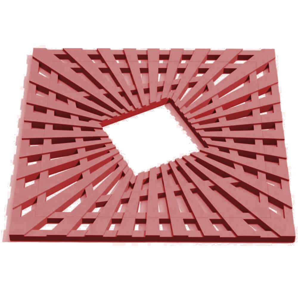 Приствольная решетка для дерева ZKING ATMOSPHERE 1.2х1.2м Красная Белово фото