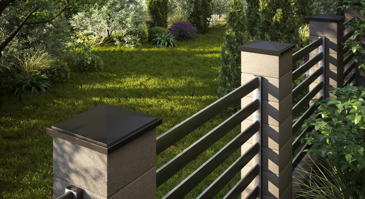 Колпак Zking БонаМоно Коричневый на столб 1.5х1.5 кирпича (385х385, 400х400мм) в Белово фото