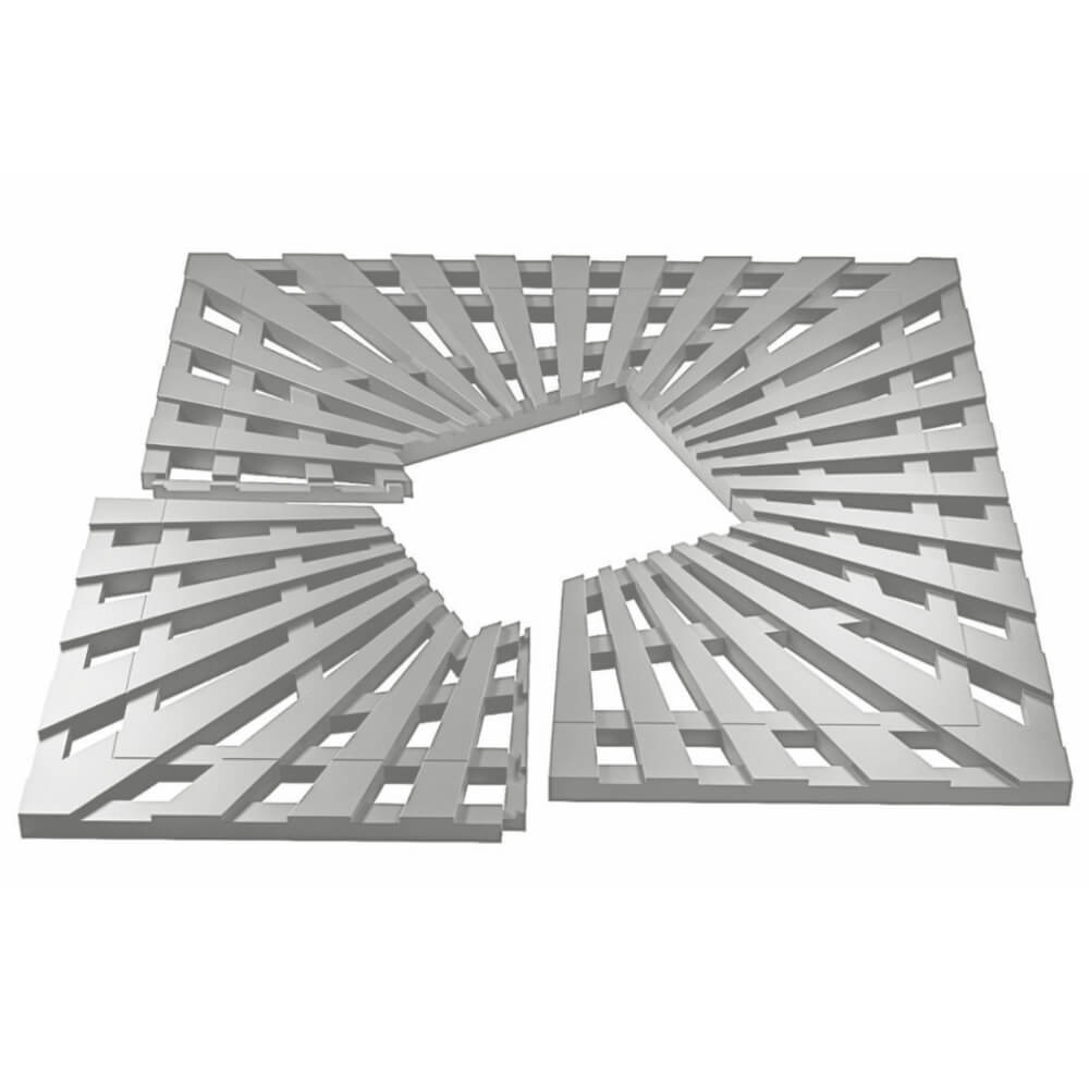 Приствольная решетка для дерева ZKING ATMOSPHERE 1.2х1.2м Бежевая в Белово фото