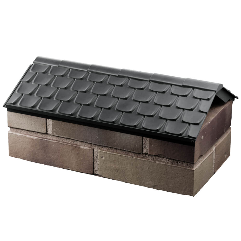 Парапет Zking Эльбрус Серый с посадкой на 1 кирпич (255мм) в Белово фото