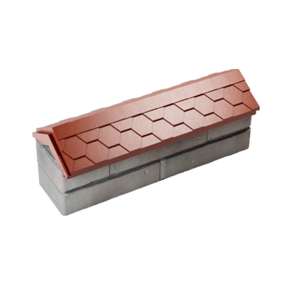 Парапет Zking Эверест Красный с посадкой на 0.5 кирпича (130мм) в Белово фото