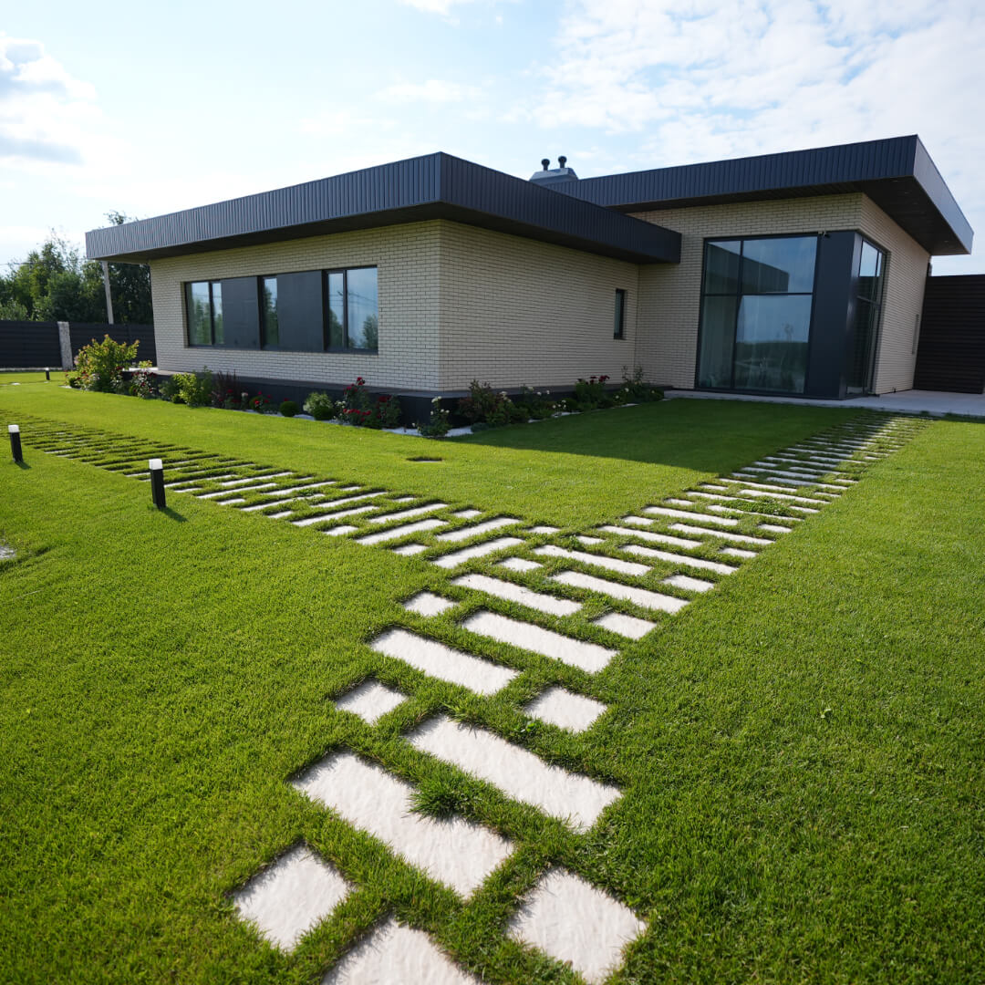 Шаговая плита STONE Светлая Галька 990х330х55мм в Белово фото