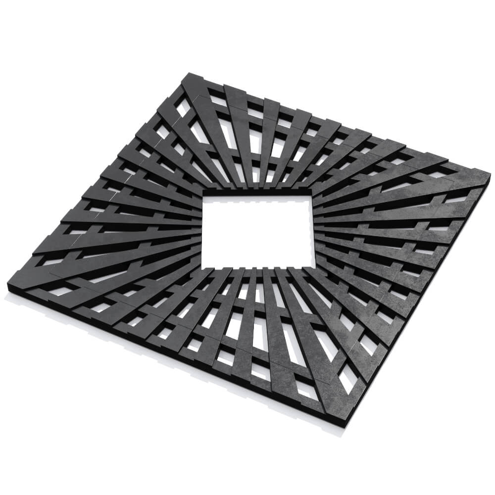 Приствольная решетка для дерева ZKING ATMOSPHERE 1.2х1.2м Черная в Белово фото