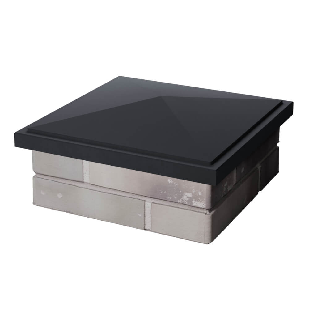 Колпак Zking БонаМоно Серый на столб 1.5х1.5 кирпича (385х385, 400х400мм) в Белово фото