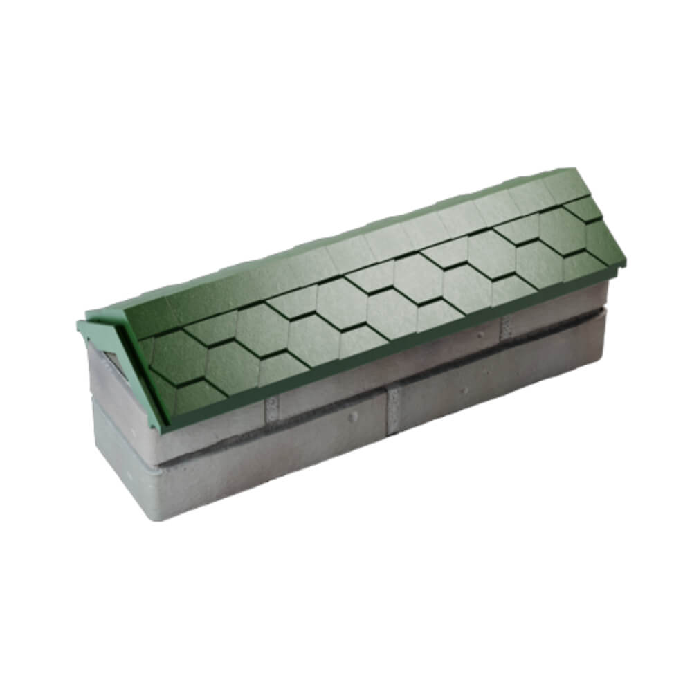 Парапет Zking Эверест Зеленый с посадкой на 0.5 кирпича (130мм) в Белово фото