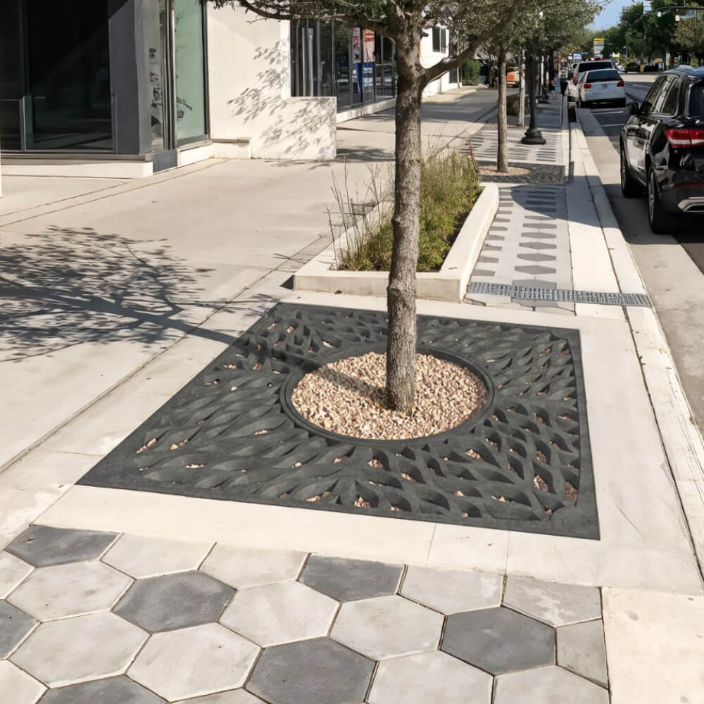 Приствольная решетка для дерева ZKING CRUST 2х2м Черная в Белово фото