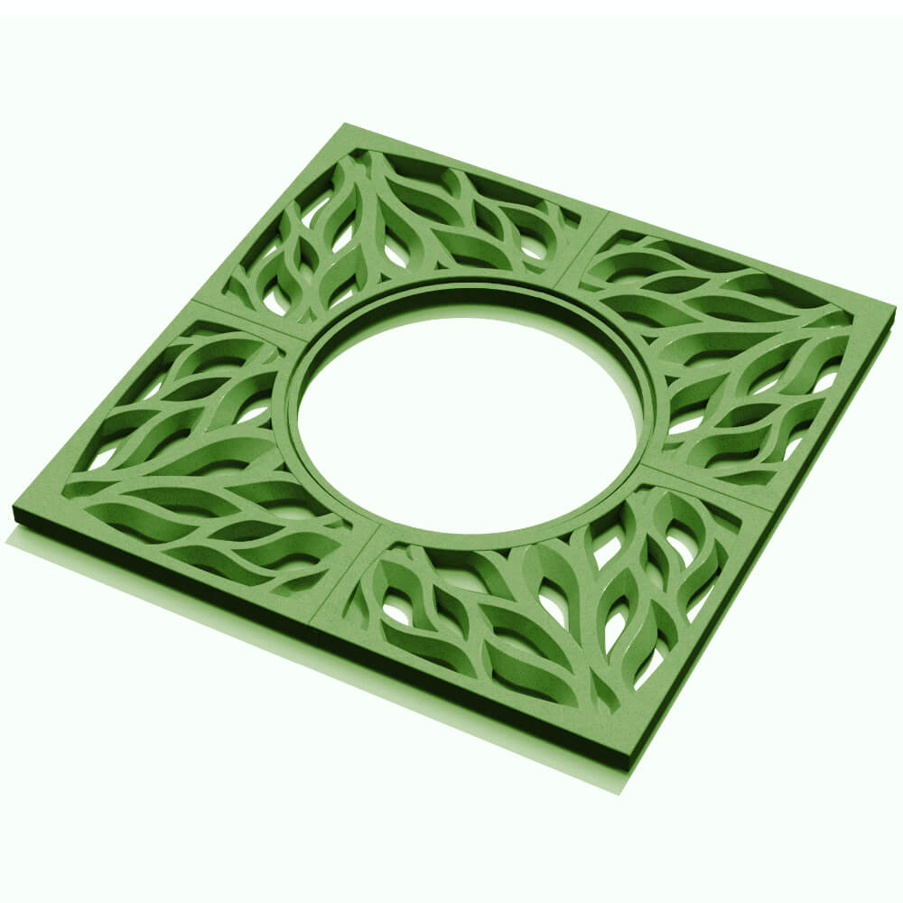 Приствольная решетка для дерева ZKING CRUST 1.2х1.2м Зеленая в Белово фото