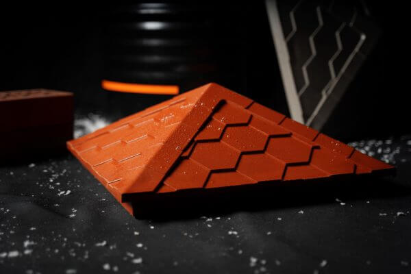 Колпак Zking Эверест Красный на столб 1.5х1.5 кирпича (390х390мм) в Белово фото