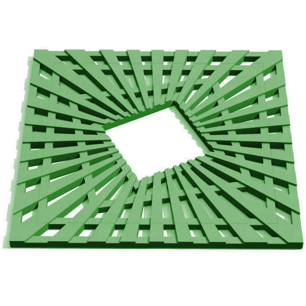 Приствольная решетка для дерева ZKING ATMOSPHERE 1.2х1.2м Зеленая Белово фото