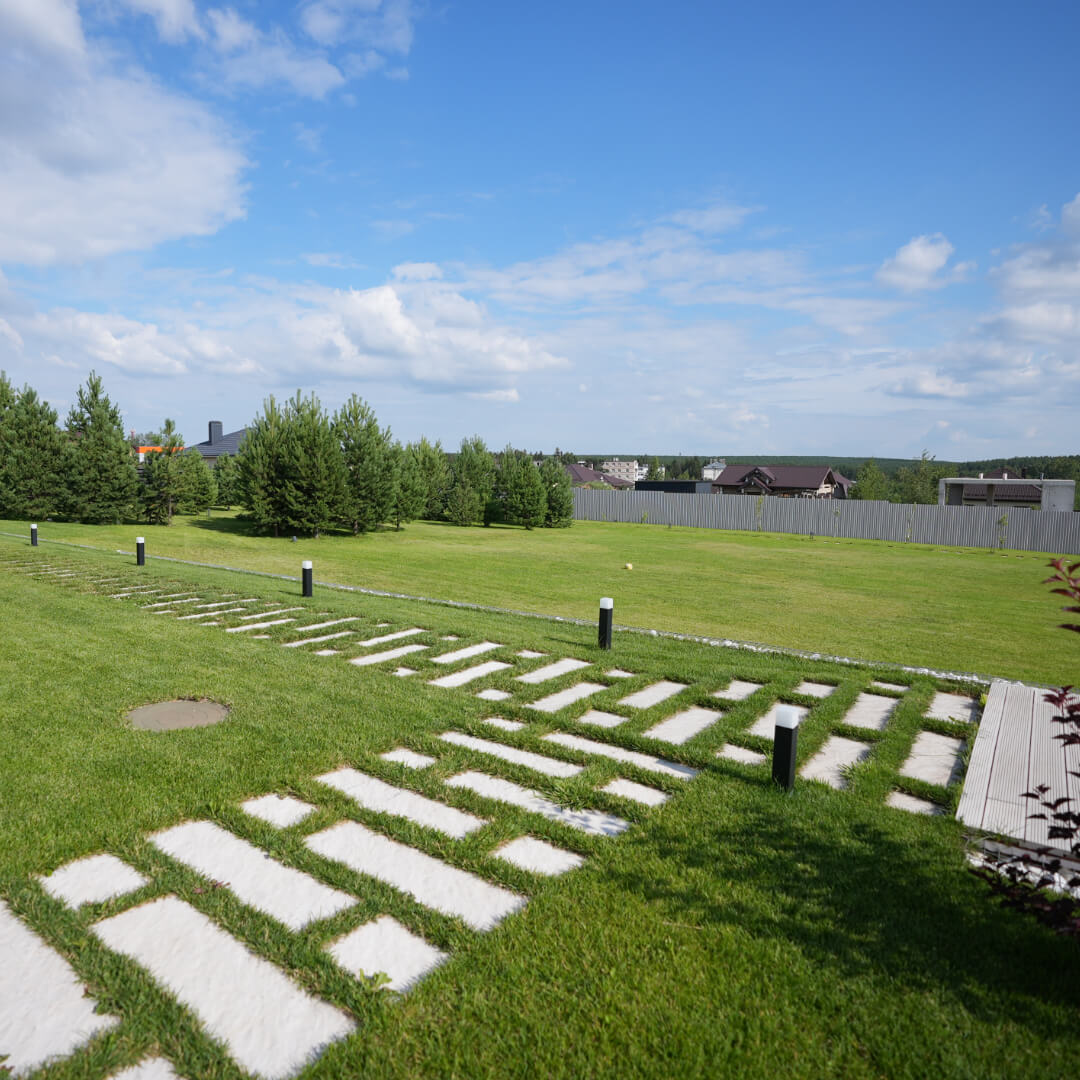 Шаговая плита STONE Светлая Галька 990х330х55мм в Белово фото